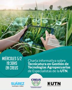Charla sobre la Tecnicatura en Gestión de Tecnologías Agropecuarias