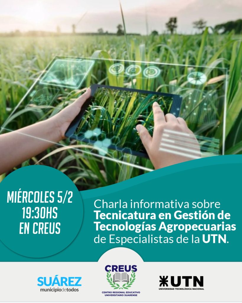 Charla sobre la Tecnicatura en Gestión de Tecnologías Agropecuarias