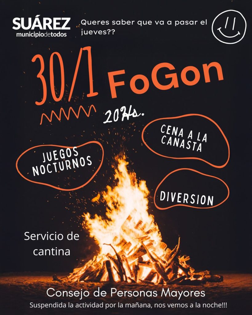 Noche de Fogón en la Colonia de Vacaciones para Personas Mayores