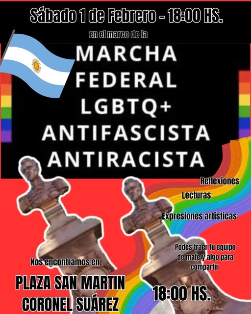 El colectivo LGBTIQ+ convocó a una marcha “antifascista y antirracista”