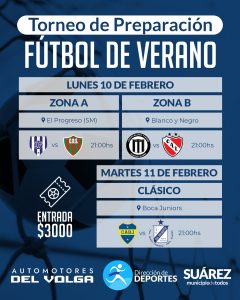 Comienza el Torneo Preparación Fútbol de Verano con seis clubes