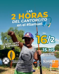A los amiguitos de la pesca: llega la 2° fecha del Cantorcito en el balneario