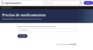 Gobierno diseñó una web para consultar y comparar precios de medicamentos