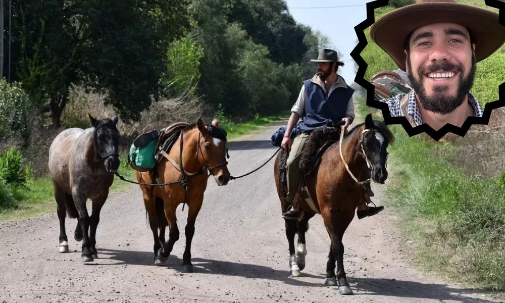 Hijo de una pringlense: viaja a caballo de Argentina a Nueva York