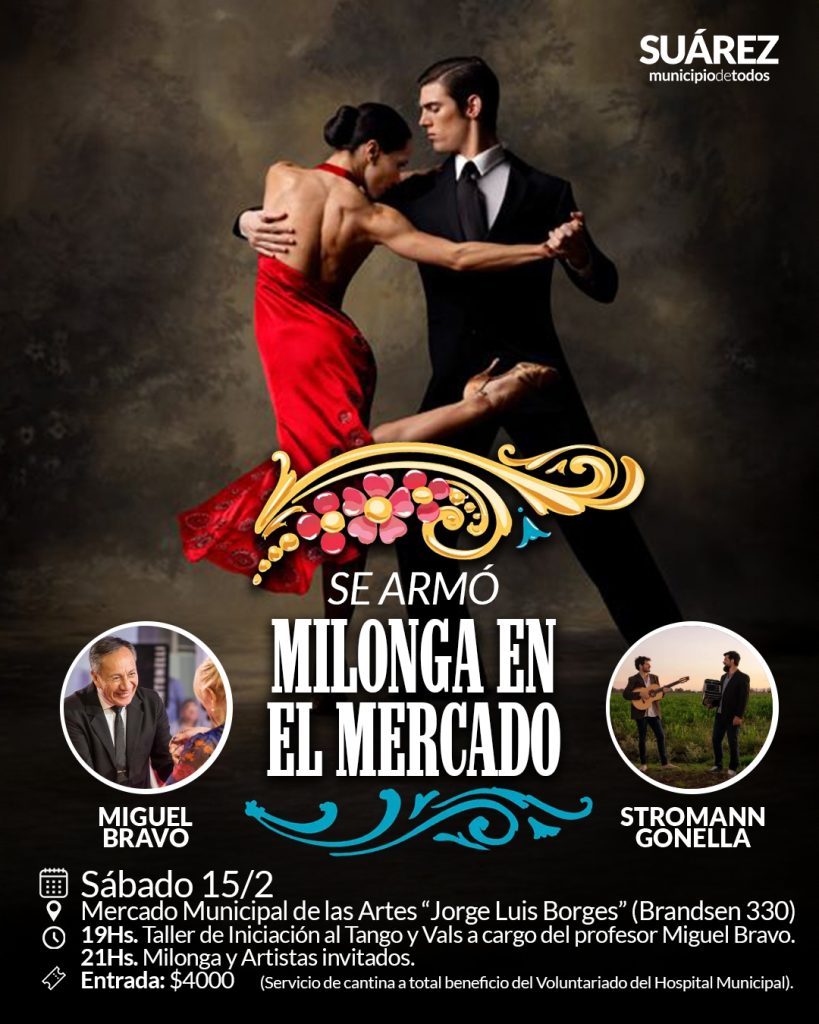 Milonga y Tango en el Mercado: una noche a puro 2×4