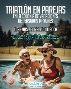 Triatlón en la Colonia de Personas Mayores este martes 11