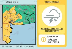 Pronostican un fuerte temporal de viento y lluvia para el sábado a la noche