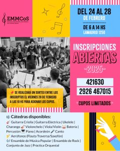 Si quieres aprender a tocar un instrumento o perfeccionar tu talento ...