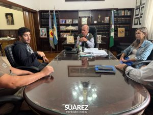 Moccero se reunió con representantes del CFL N° 401. Los temas tratados