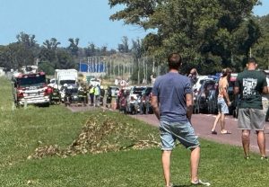 Finde largo y acceso a Monte: choque en cadena, ruta cortada y demoras