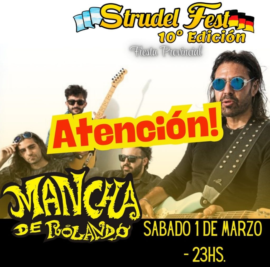 Strudel Fest: cambios en la presentación de la Mancha de Rolando