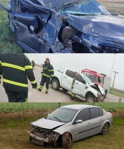 Jornada récord de incidentes en torno a la 33. Tres distintos en pocos kilómetros