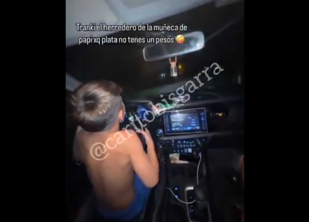 Asi pasan las cosas: es viral este video de un niño manejando a gran velocidad