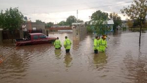 C. Suárez y otros varios distritos son afectados por el intenso temporal de lluvias