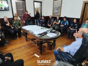 La Comisión de Defensa Civil, encabezada por el Intendente Ricardo Moccero, mantuvo una reunión de trabajo