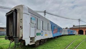 Después de mucho tiempo pasará un tren por Suárez: el Sanitario, que va a Bahía