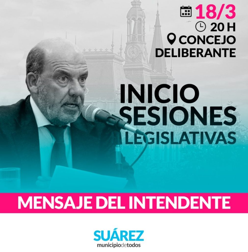 Móccero inaugura período de sesiones ordinarias del Concejo Deliberante