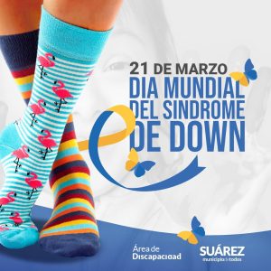 Hoy, 21 de marzo, y en su día, ponete medias de diferentes colores