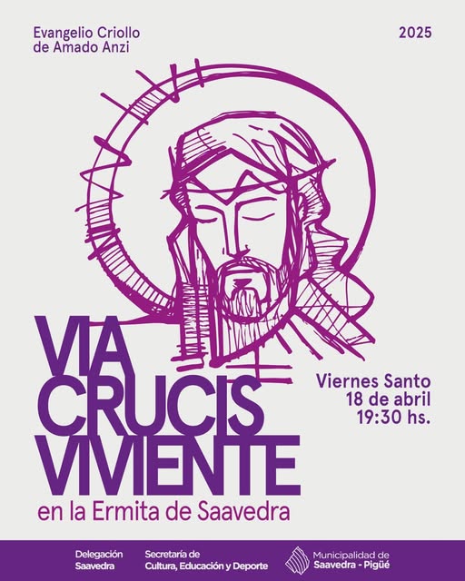 El viernes santo, todos invitados al vía crucis viviente en la Ermita de Saavedra