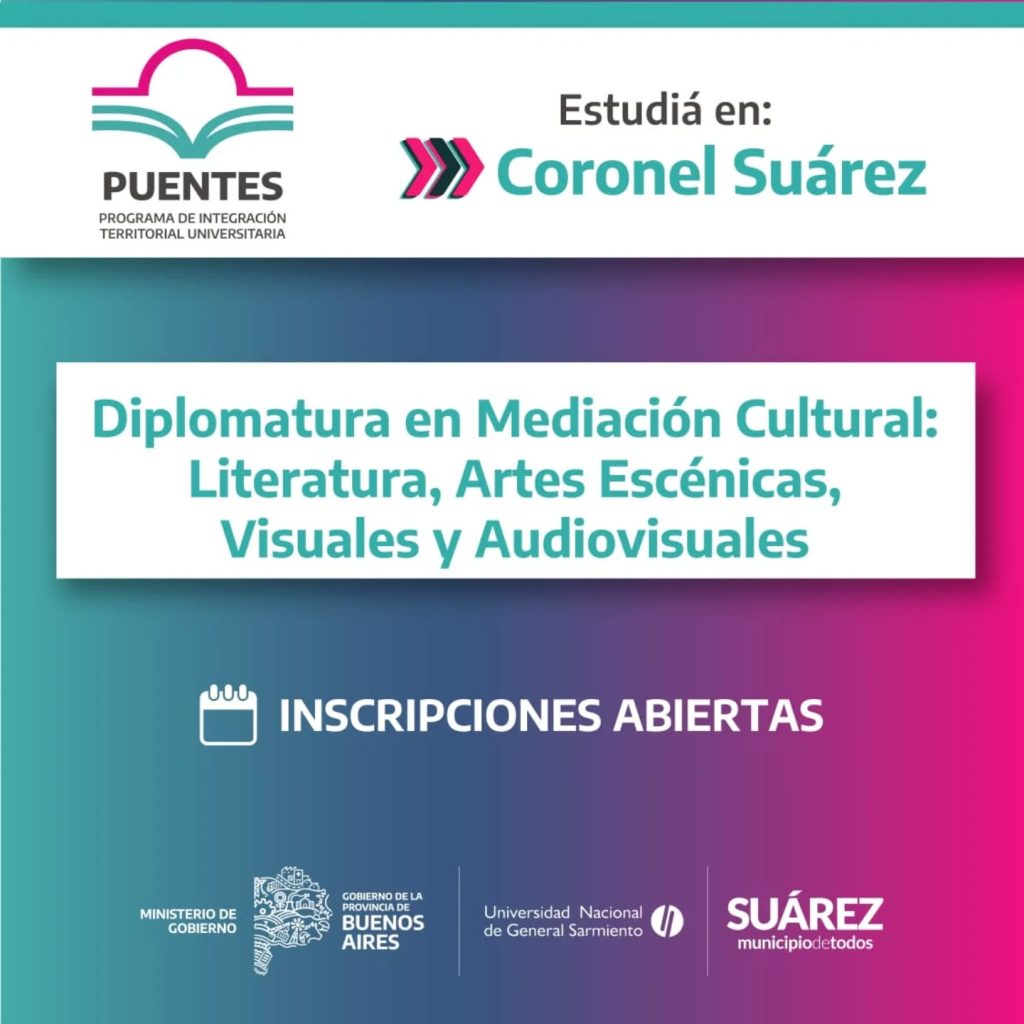 Estudiá en C. Suárez la diplomatura en literatura, artes escénicas, visuales y audiovisuales