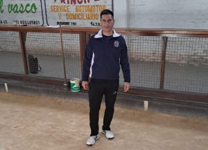 Buen trabajo de Marcelo Dominguez en el Provincial individual de bochas