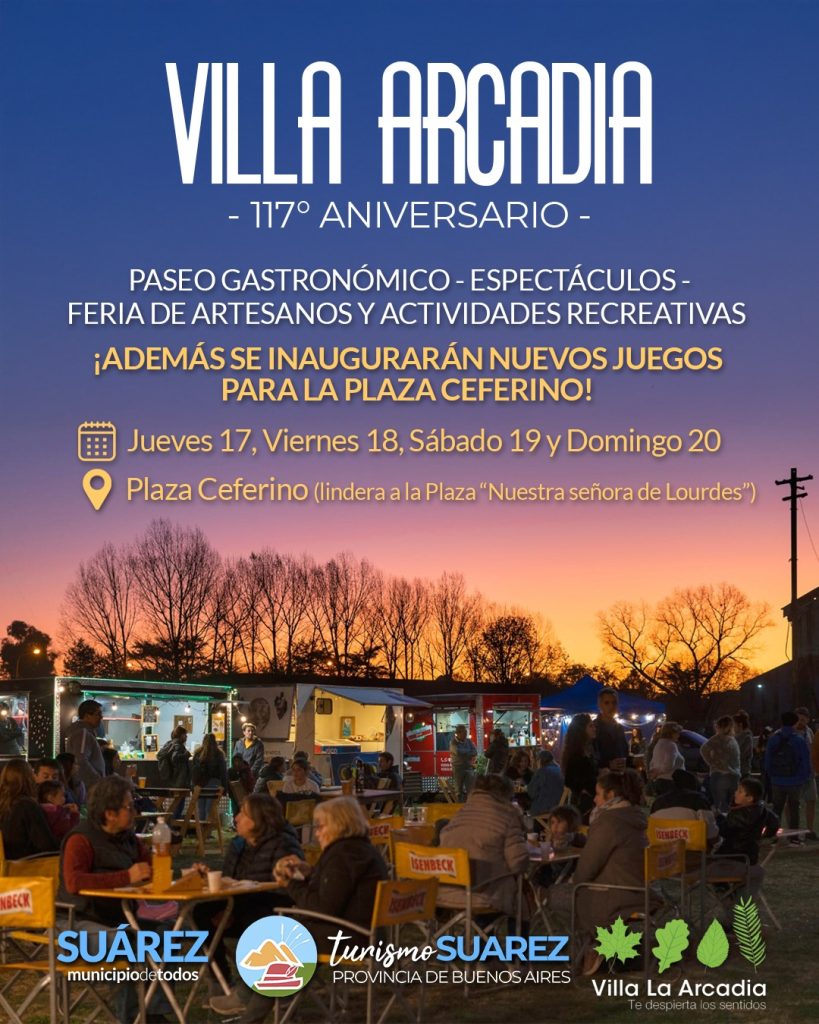 Villa La Arcadia celebra su 117° Aniversario con nuevos juegos y una gran fiesta