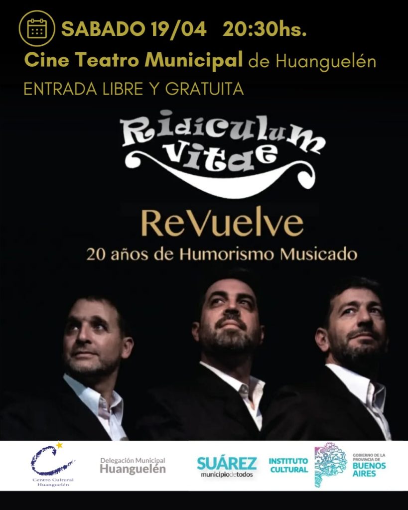 Llega a Huanguelén un espectáculo único de humor y música en vivo