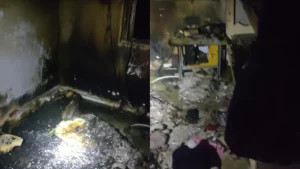 Se incendió una vivienda por una falla en el cargador de un teléfono celular