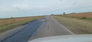 Se inició la reparación y bacheo de algunos tramos de la Ruta Nacional 33