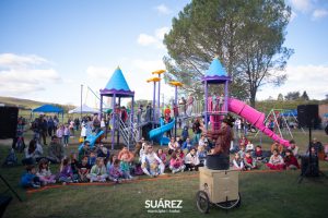 Villa La Arcadia celebró su aniversario con la inauguración de nuevos juegos