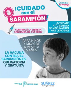 Prevención del sarampión: ¡Controlá la libreta sanitaria de tus hijos!