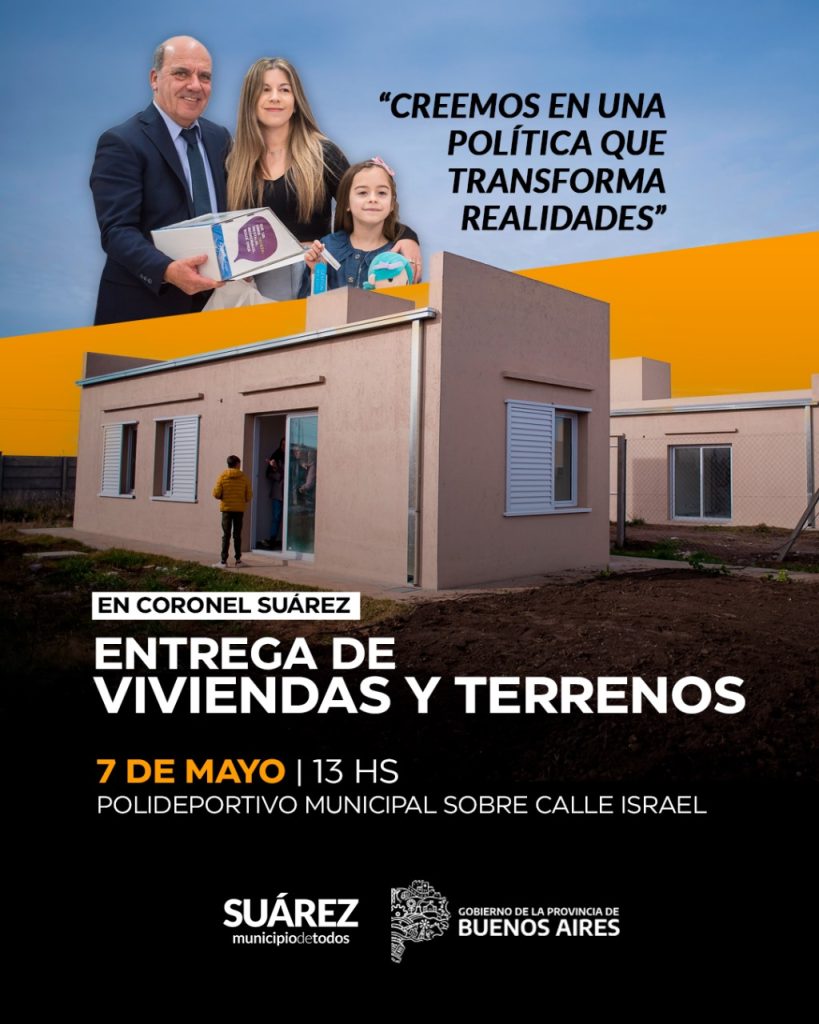 Moccero y ministros del gabinete de Kicillof entregarán viviendas y firmarán boletos