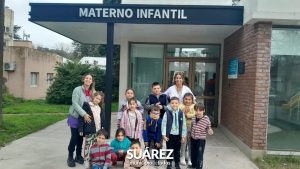 Alumnos del CEC N° 801 visitaron y realizaron actividades en el Materno Infantil