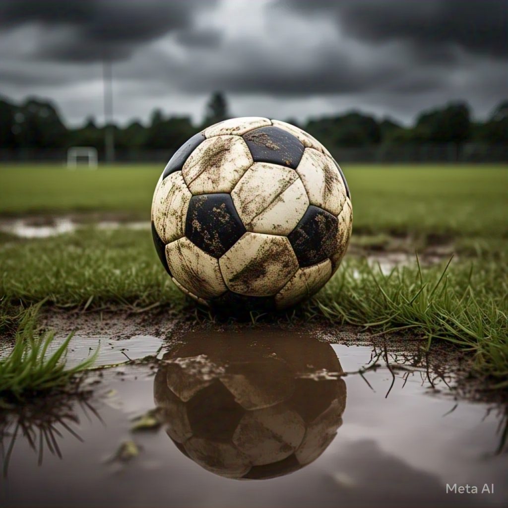 lluvia cancha mojada pelota