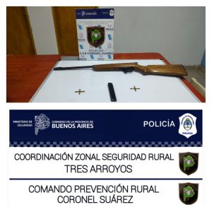 Por el delito de tenencia ilegal de arma de fuego determinan una aprehensión