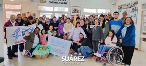 Comparsa de Personas Mayores sorprendió a alumnos del Taller Protegido