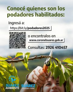 Inicia la temporada de poda y se conoce el listado de podadores habilitados