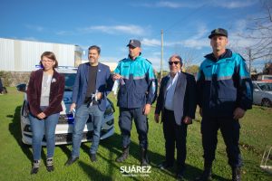 Moccero junto a Bianco y Batakis entregaron nuevos patrulleros para Suárez