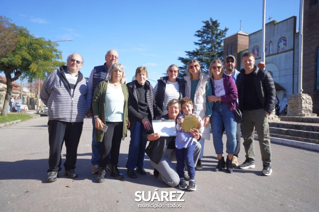 La vecina Betty Hoff recibió la distinción Santa María “Honor al Mérito”