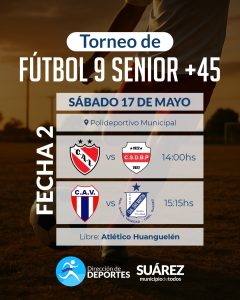 Comenzó el torneo de fútbol 9 senior (+45) en el polideportivo municipal