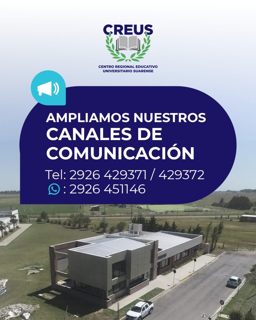 CREUS amplia los canales de comunicación con nuevas líneas telefónicas
