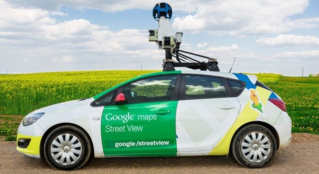El auto de Google Street View llega a la zona para actualizar sus mapas