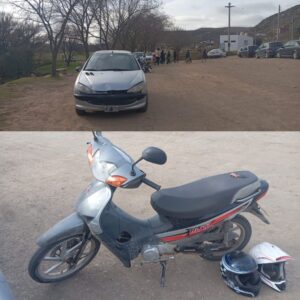 Accidente de tránsito en Villa La Arcadia: dos heridos con fracturas