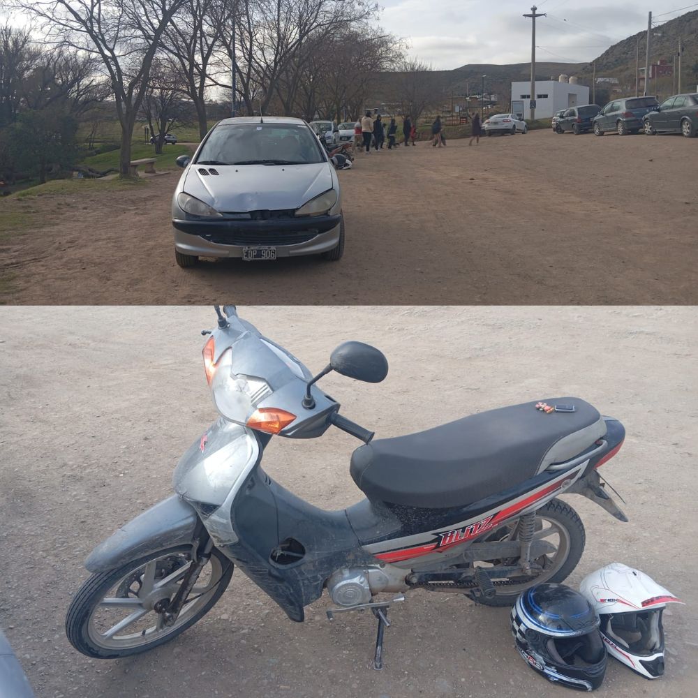 Accidente de tránsito en Villa La Arcadia: dos heridos con fracturas